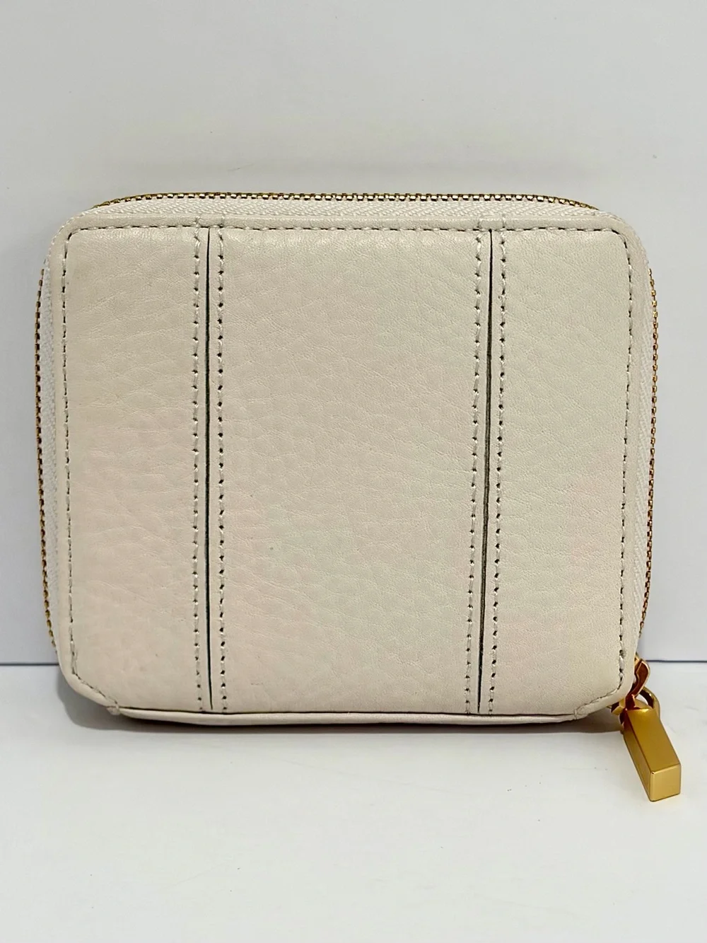 Hammitt 5 North Compact Wallet In Calla Lily With Brushed Gold Hardware Like New